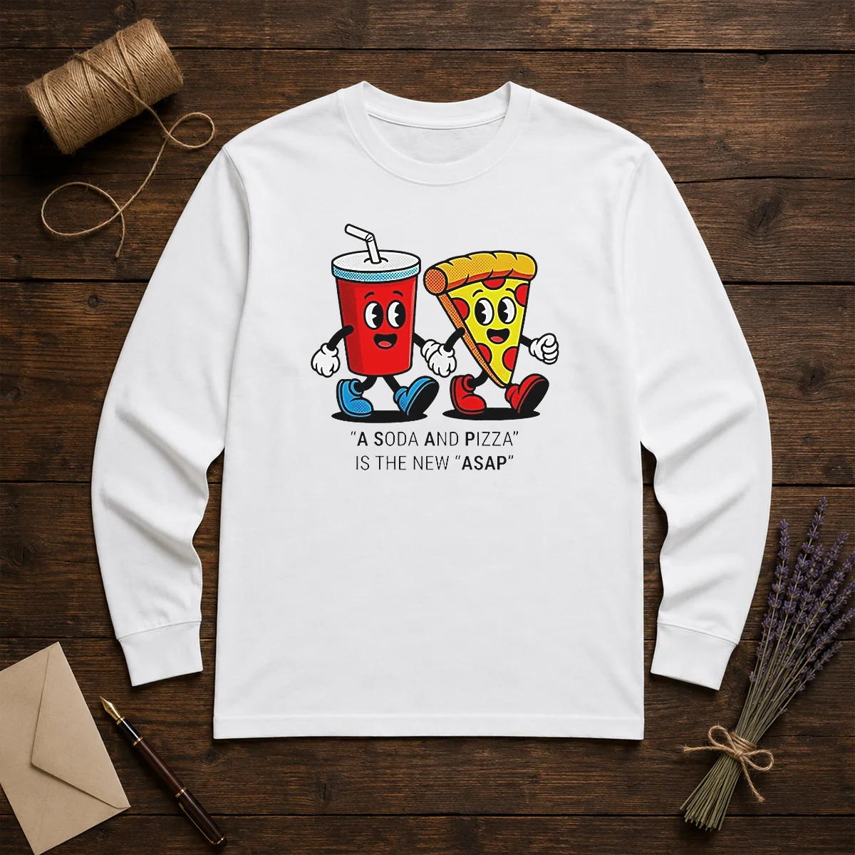 Funny A Soda And Pizza Is The New ASAP Shirt - Image 4