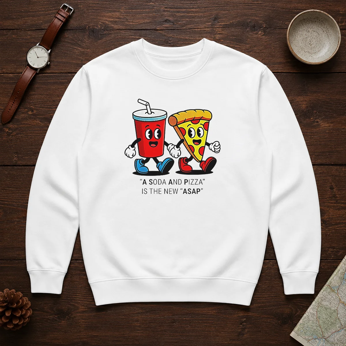 Funny A Soda And Pizza Is The New ASAP Shirt - Image 6
