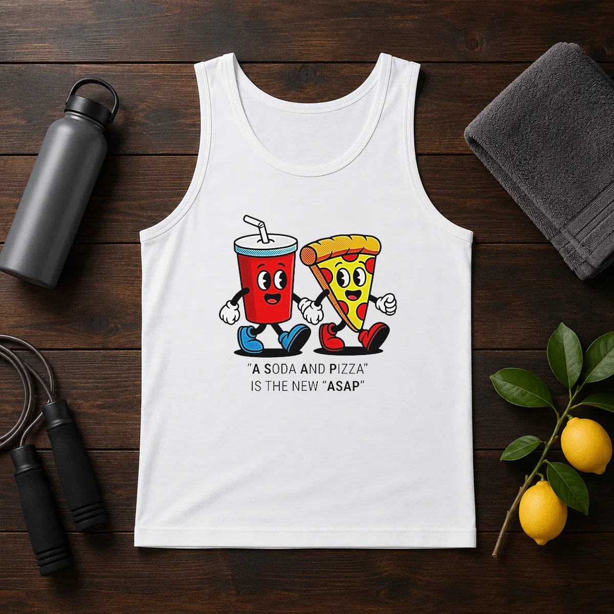 Funny A Soda And Pizza Is The New ASAP Shirt - Image 2