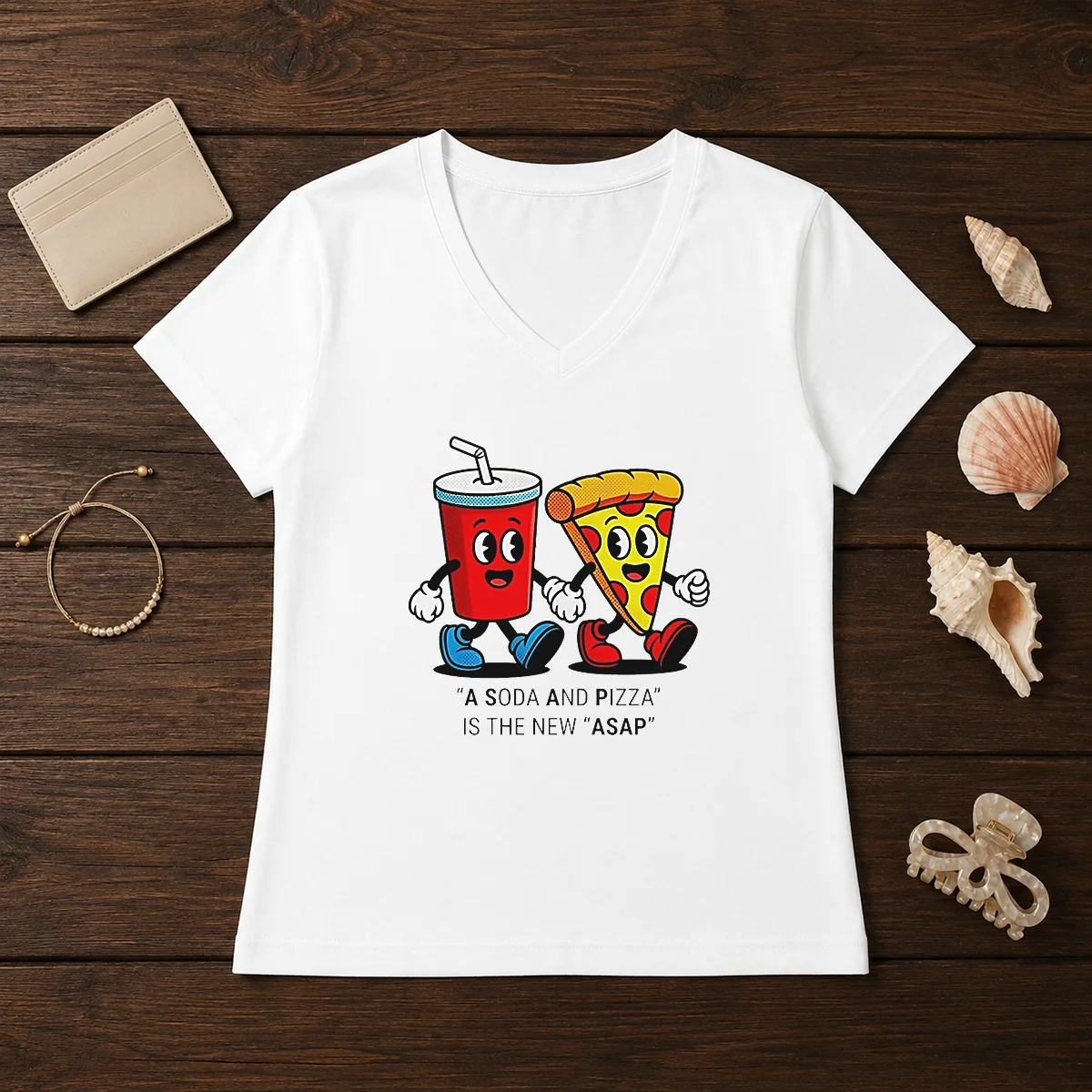 Funny A Soda And Pizza Is The New ASAP Shirt