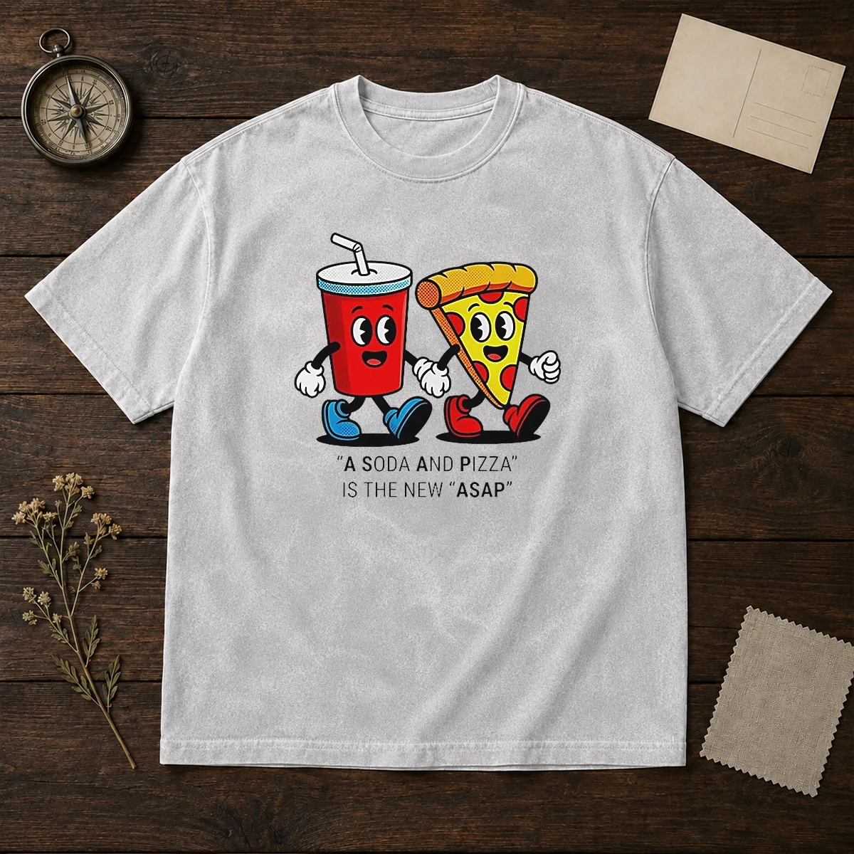 Funny A Soda And Pizza Is The New ASAP Shirt - Image 7