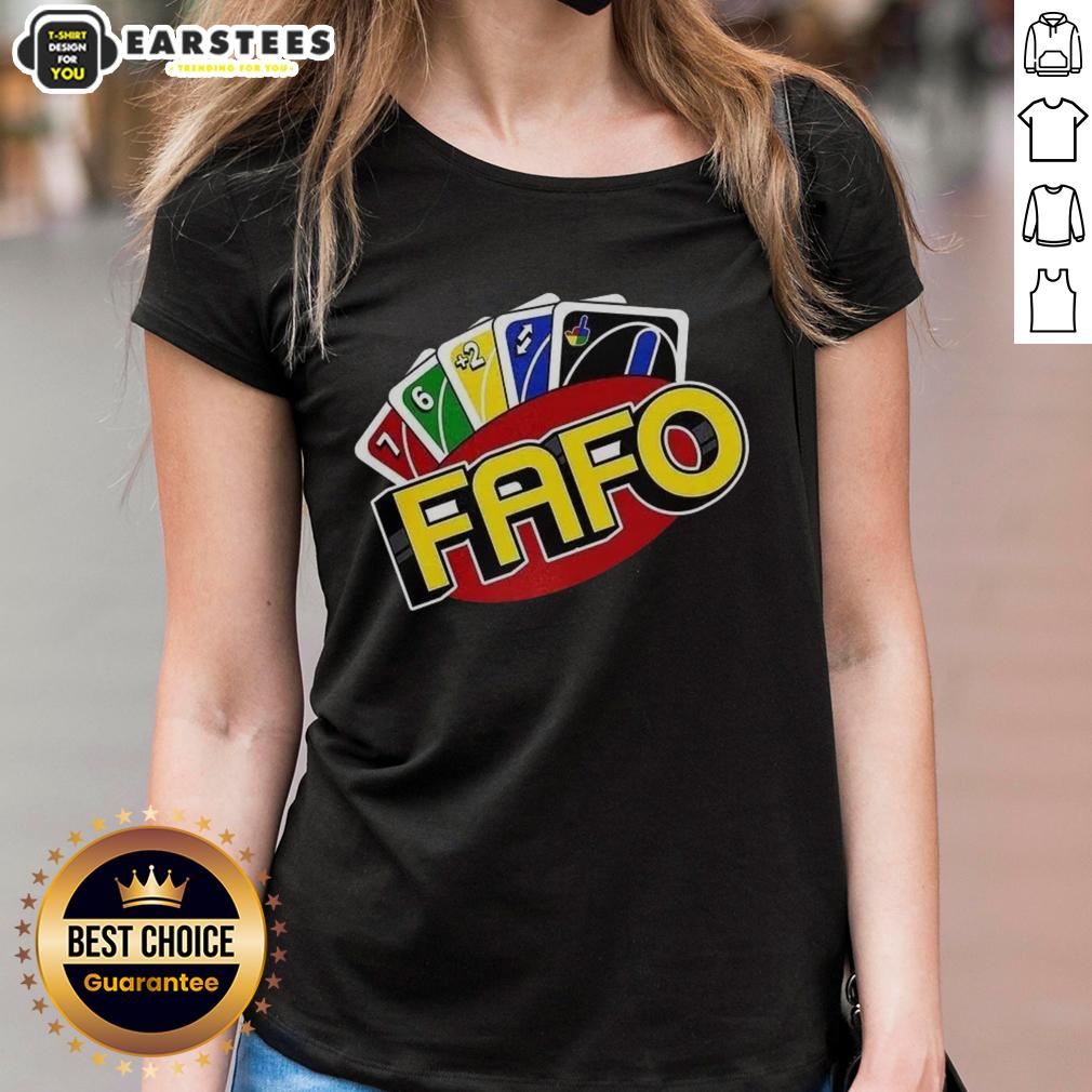 Top FAFO Wild Card Parody T-Shirt - Image 3