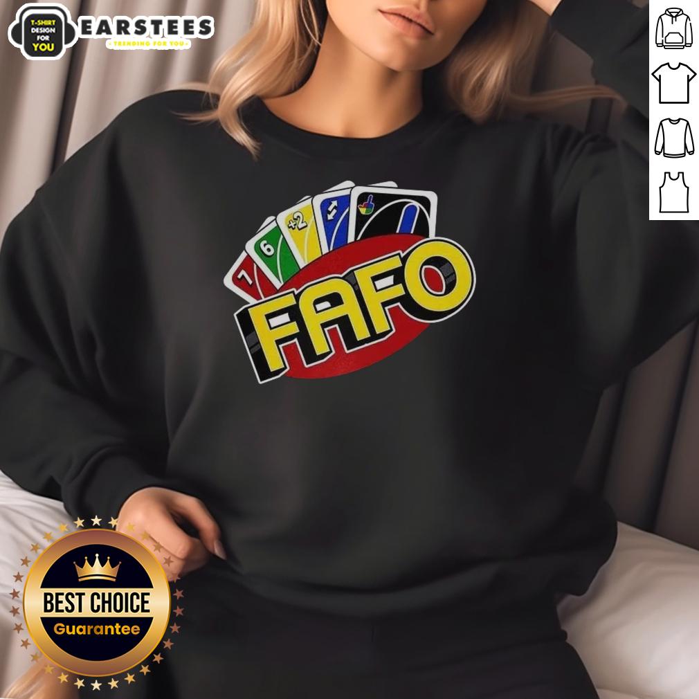 Top FAFO Wild Card Parody T-Shirt - Image 5
