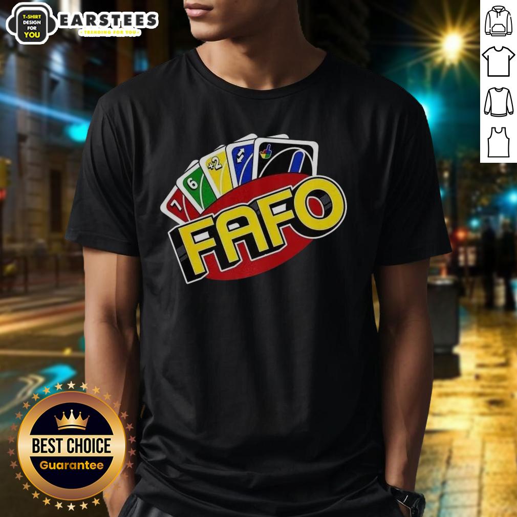 Top FAFO Wild Card Parody T-Shirt