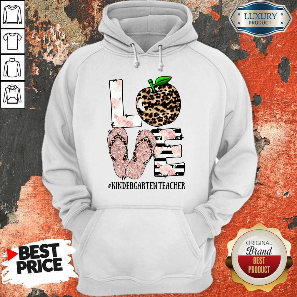 Love Apple Kindergarten Teacher Shirt - Image 5