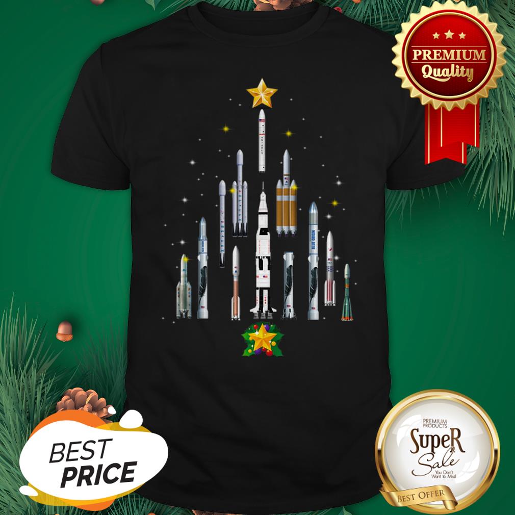 Official Spaceship Starman Christmas Tree Shirt