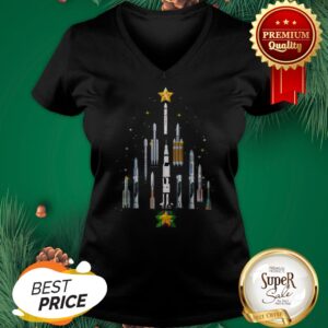 Alternative view of Official Spaceship Starman Christmas Tree Shirt