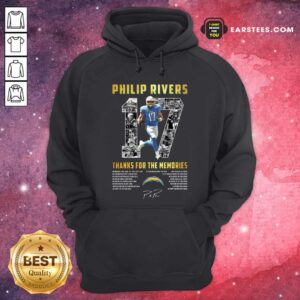 Alternative view of Perfect Los Angeles Chargers 17 Philip Rivers Thanks For The Memories 2021 Signature Shirt