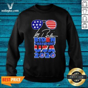 Alternative view of Pretty Joe Biden President USA 2020 American Flag Shirt