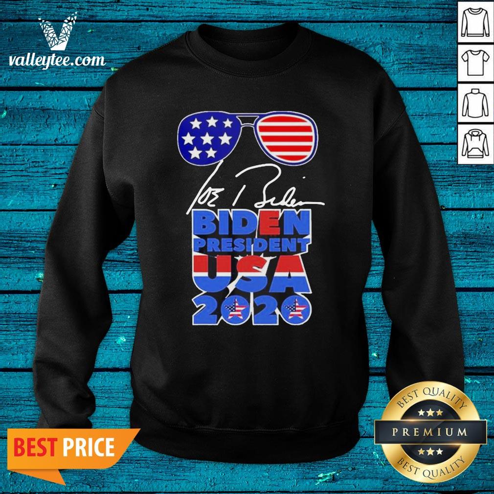 Pretty Joe Biden President USA 2020 American Flag Shirt - Image 2