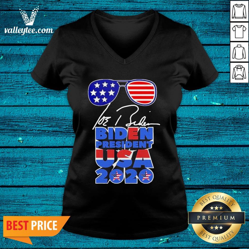 Pretty Joe Biden President USA 2020 American Flag Shirt - Image 4
