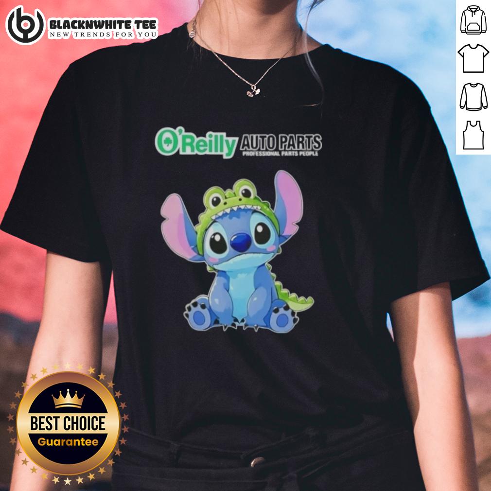 Awesome Stitch Cosplay Crocodile X O'reilly Auto Parts T-Shirt - Image 3
