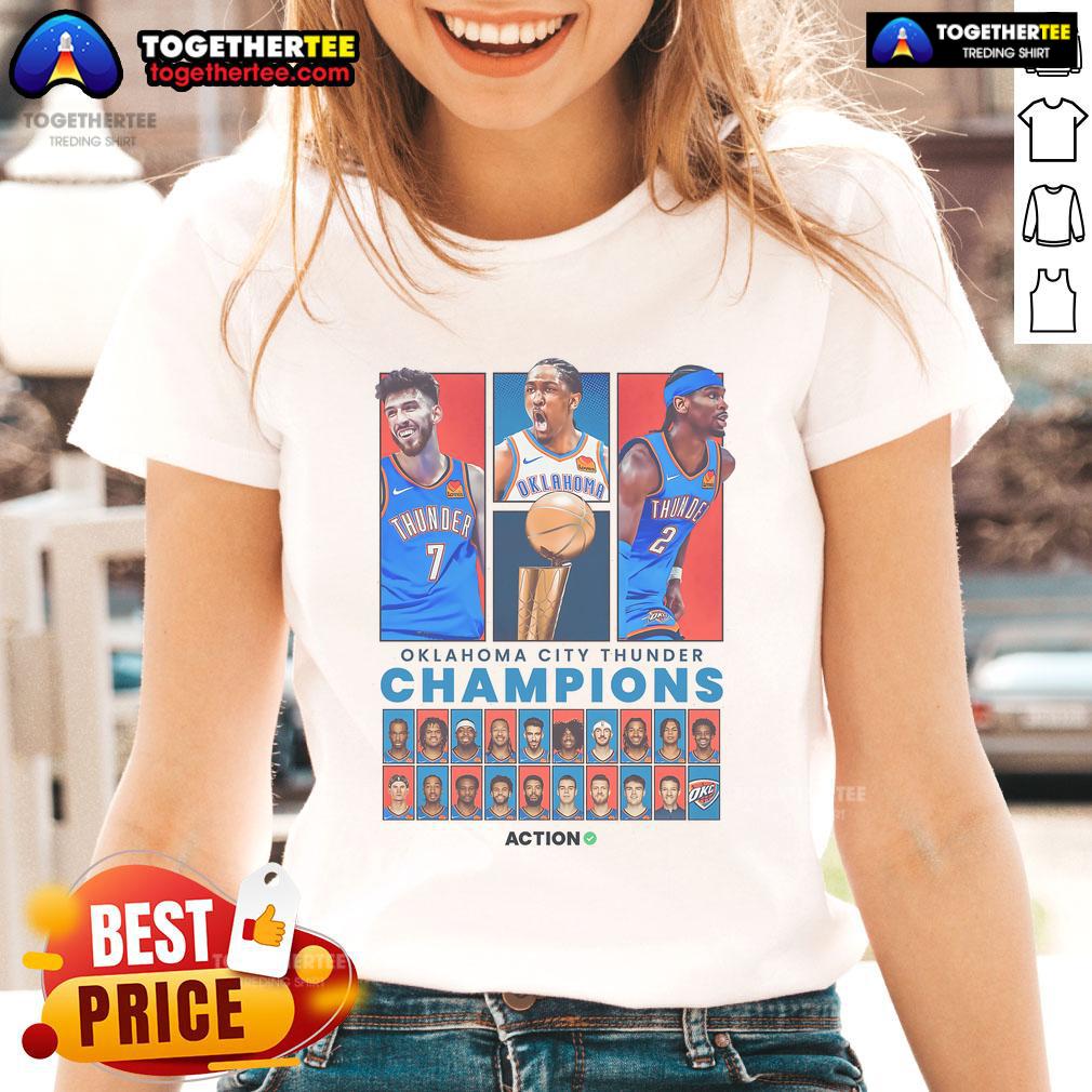Official OKC Thunder On Winning The 2024-25 NBA Finals T-Shirt - Image 3