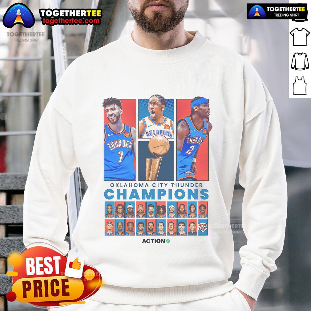 Official OKC Thunder On Winning The 2024-25 NBA Finals T-Shirt - Image 5