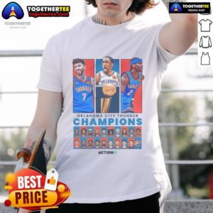 Official OKC Thunder On Winning The 2024-25 NBA Finals T-Shirt