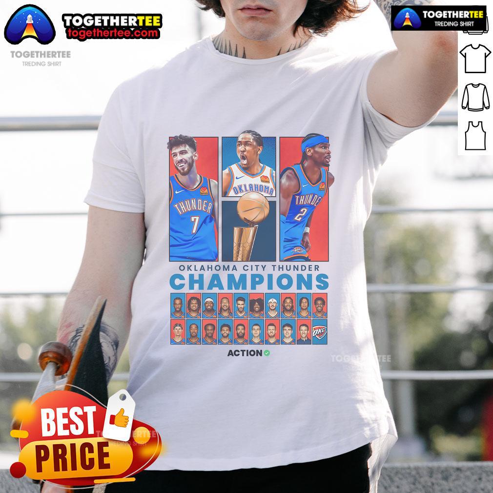 Official OKC Thunder On Winning The 2024-25 NBA Finals T-Shirt