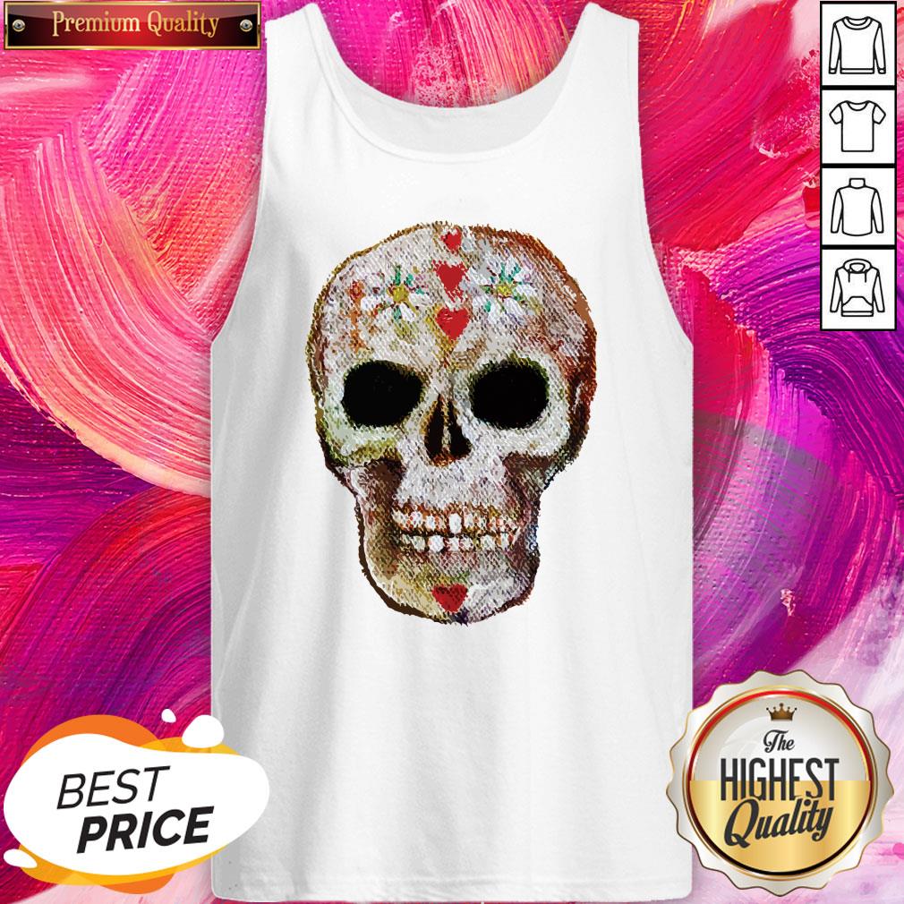 Sugar Skull Day Of Dead Dia De Muertos Shirt - Image 4