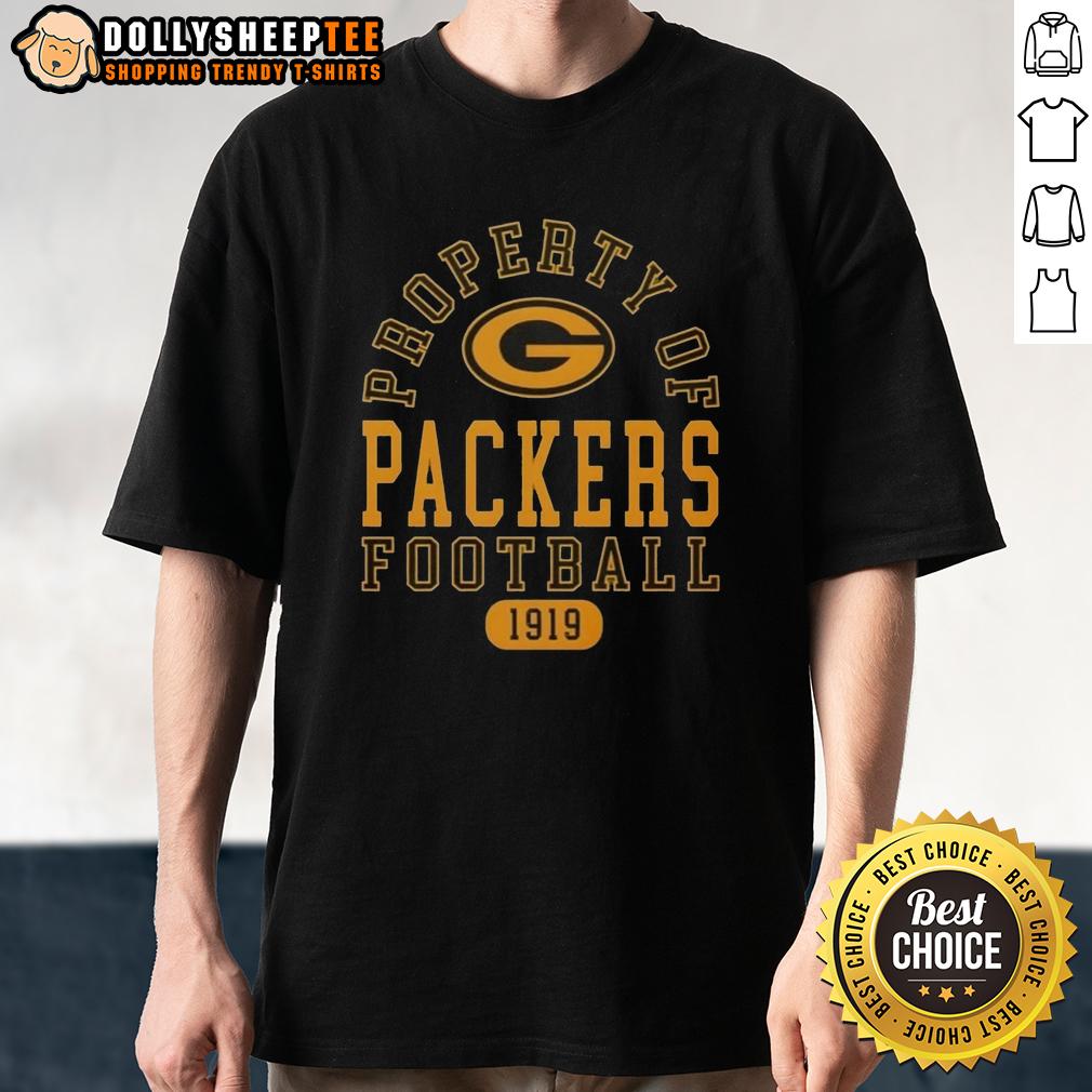 Nice Property Of Green Bay Packers Football Since 1919 T-Shirt
