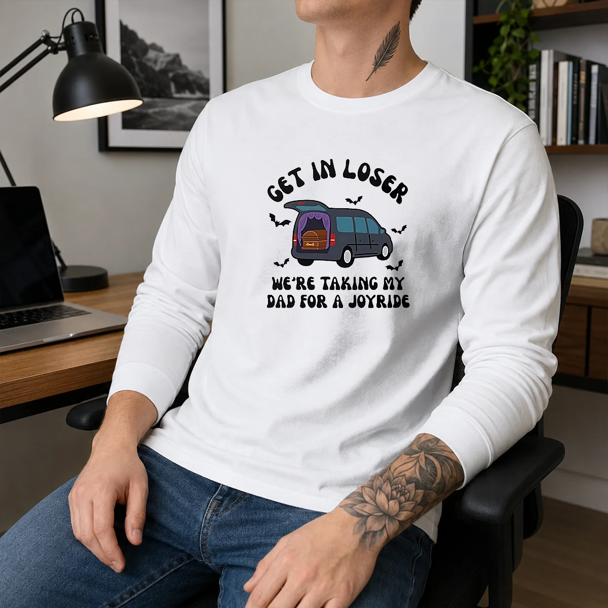Pretty Get In Loser We'Re Taking My Dad For A Joyride Shirt - Image 3