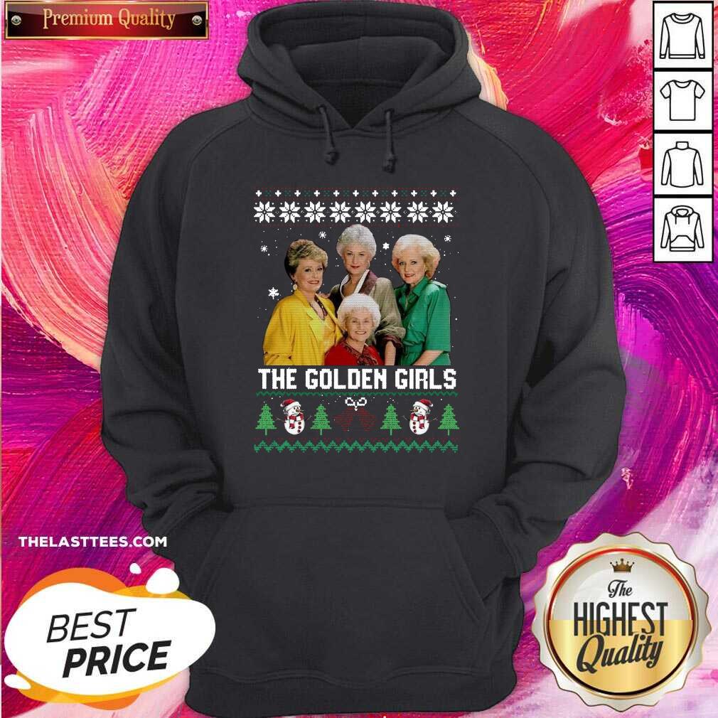 Pretty The Golden Girls Ugly Merry Christmas Shirt - Image 5