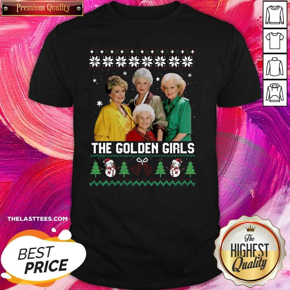 Pretty The Golden Girls Ugly Merry Christmas Shirt