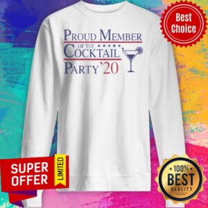 Alternative view of Nice Proud Member Of The Cocktail Party 2020 Shirt