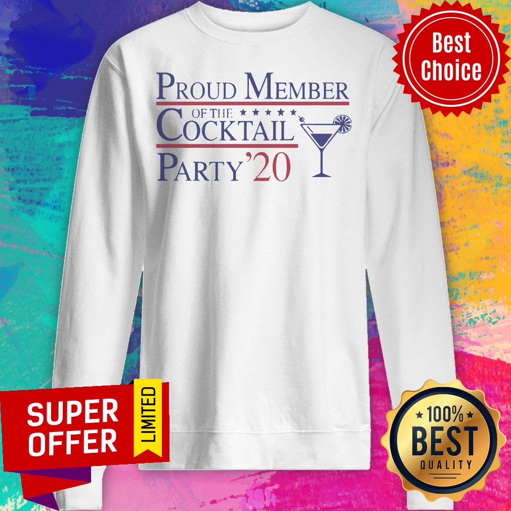 Nice Proud Member Of The Cocktail Party 2020 Shirt - Image 2