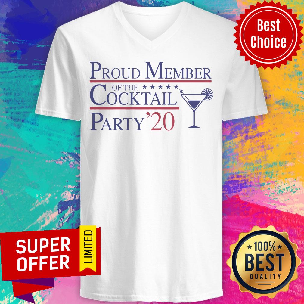 Nice Proud Member Of The Cocktail Party 2020 Shirt - Image 4