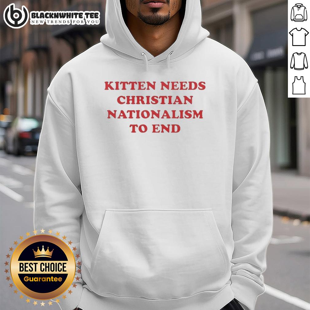 Good Kitten Needs Christian Nationalism To End T-Shirt - Image 2