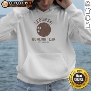 Alternative view of Nice Lebowski Bowling Team Los Angeles T-Shirt