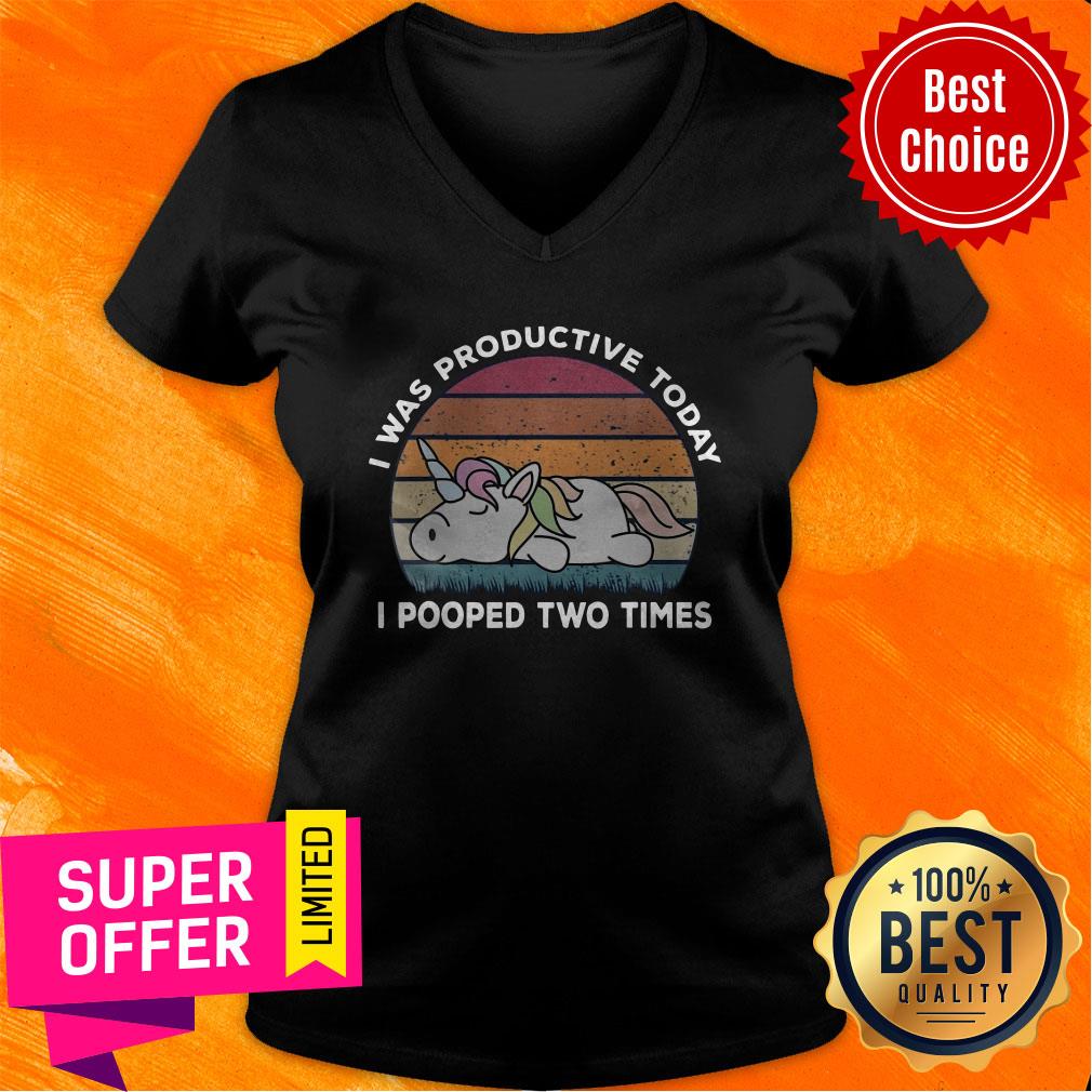 Awesome I Was Productive Today I Pooped Two Times Shirt - Image 4