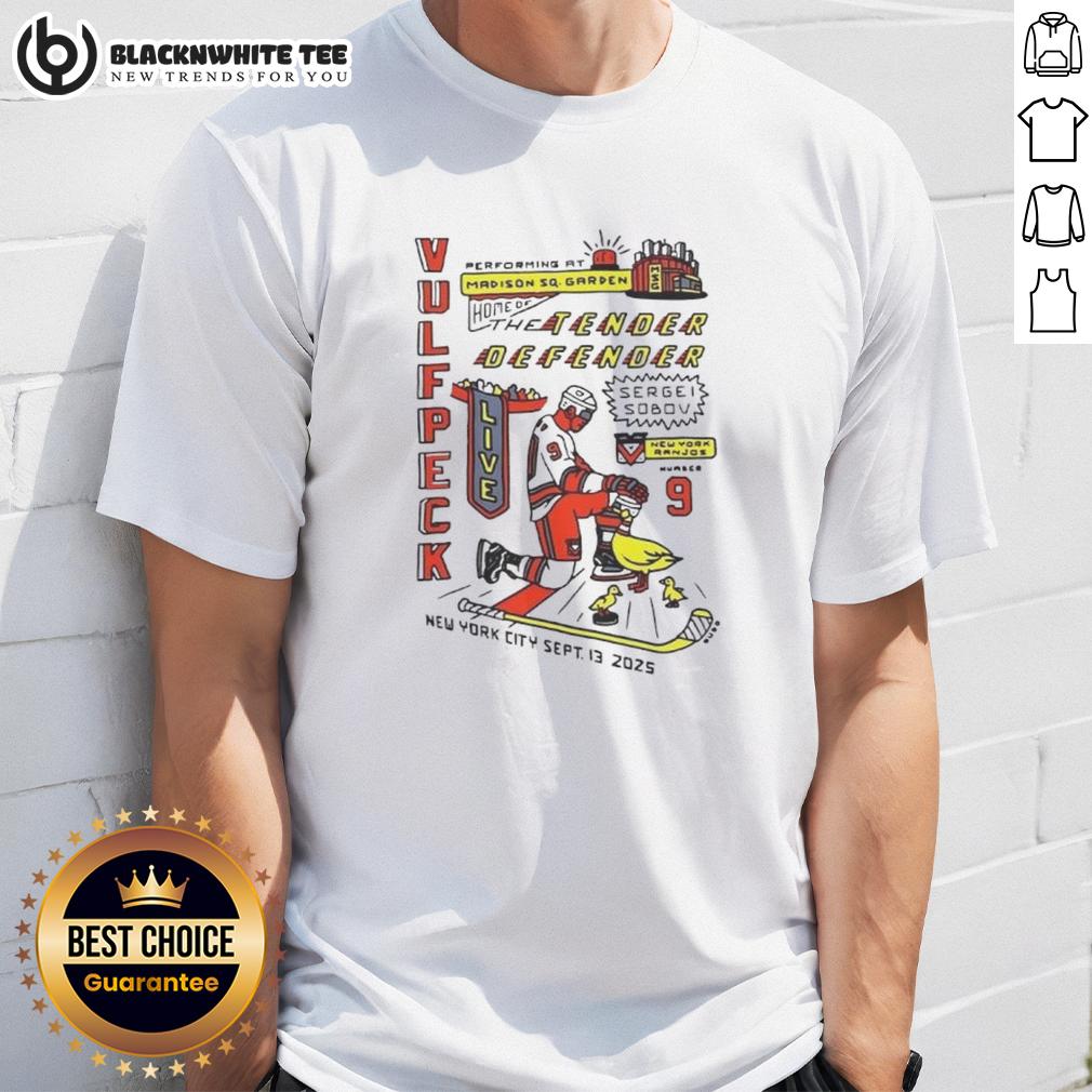 Top Vulfpeck The Tender Defender New York City T-Shirt