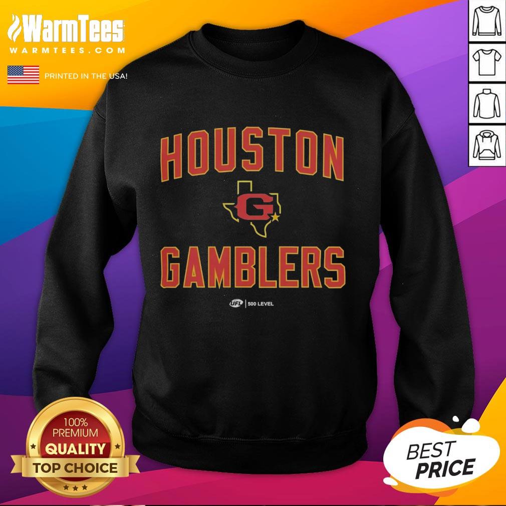 Awesome Houston Gamblers Team Home T-Shirt - Image 5