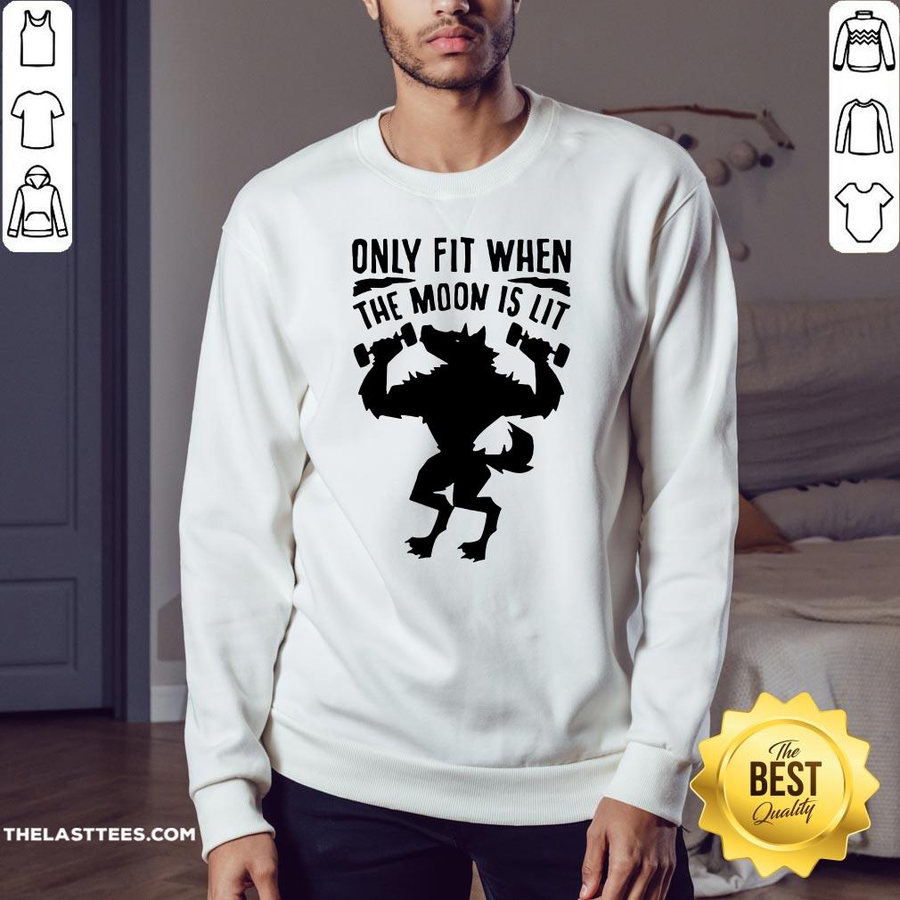Hot Only Fit When The Moon Is Lit Shirt - Image 4