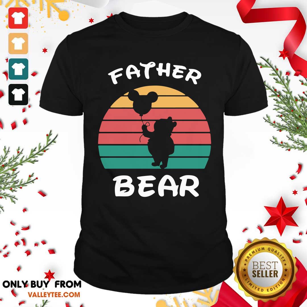 Luxury Father Bear Disney Vintage Retro Shirt