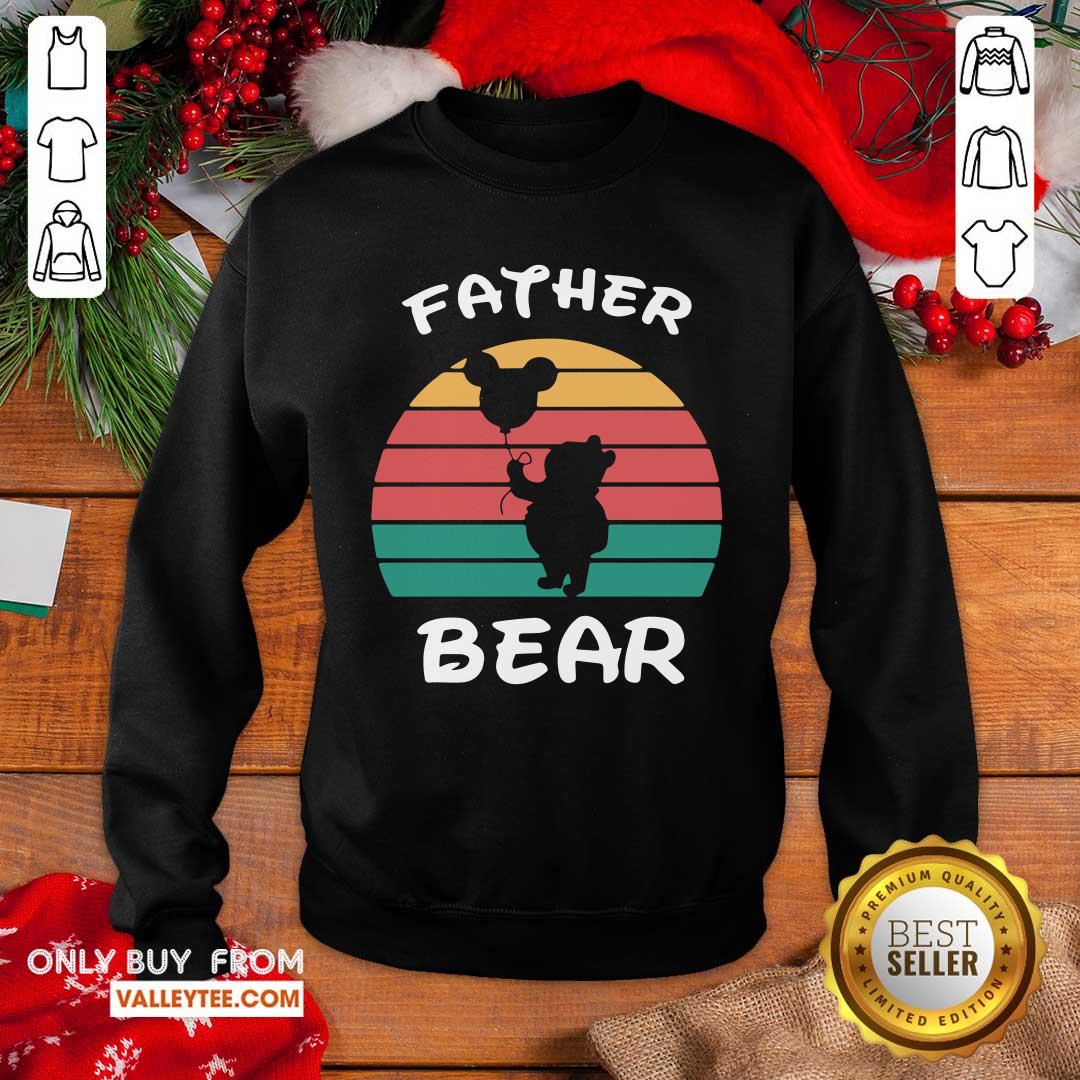 Luxury Father Bear Disney Vintage Retro Shirt - Image 3