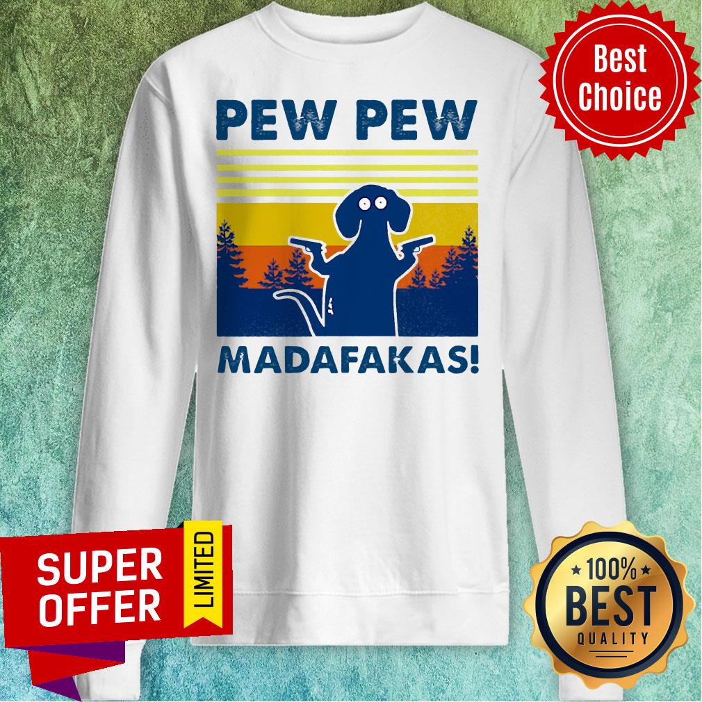 Nice Pew Pew Madafakas Dog Shirt - Image 5
