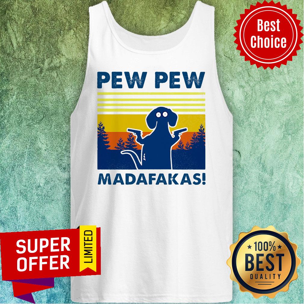 Nice Pew Pew Madafakas Dog Shirt - Image 4