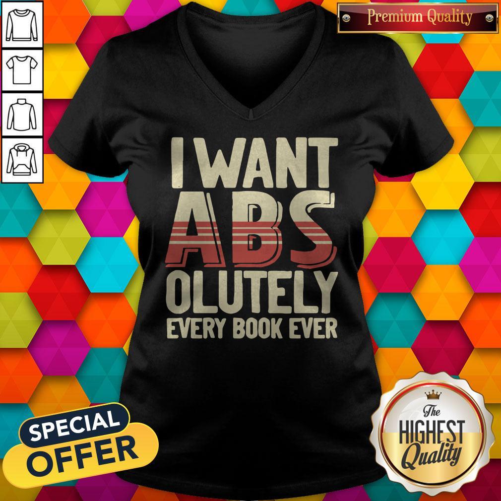 I Want ABS Olutely Every Book Ever Shirt - Image 2