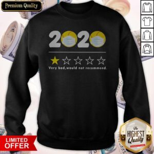 Alternative view of Awesome 2020 Very Bad Would Not Recommend Baseball Mask Shirt