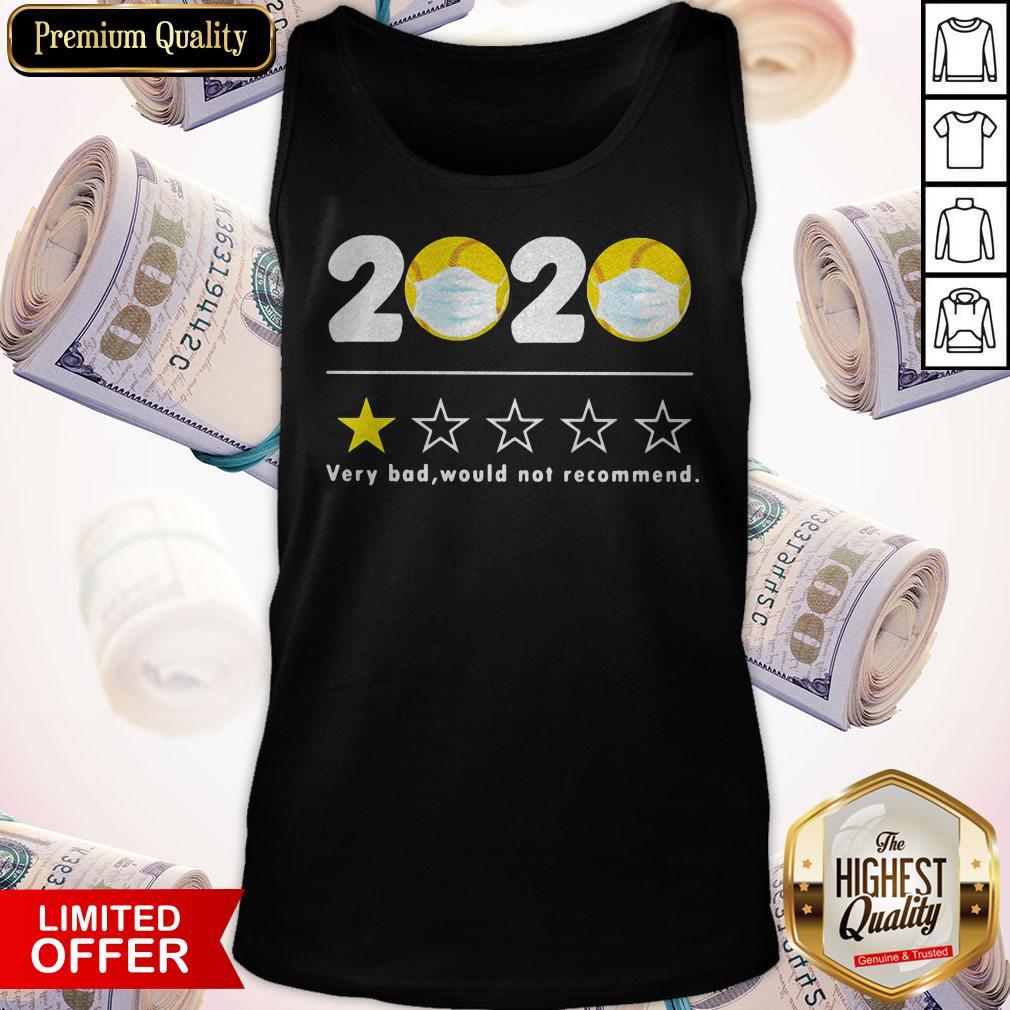 Awesome 2020 Very Bad Would Not Recommend Baseball Mask Shirt - Image 5