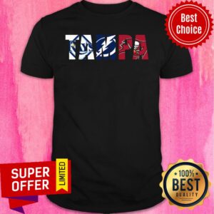 TAMPA Sports Team Tampa Bay Rays Tampa Bay Lightning Tampa Bay Buccaneers Shirt