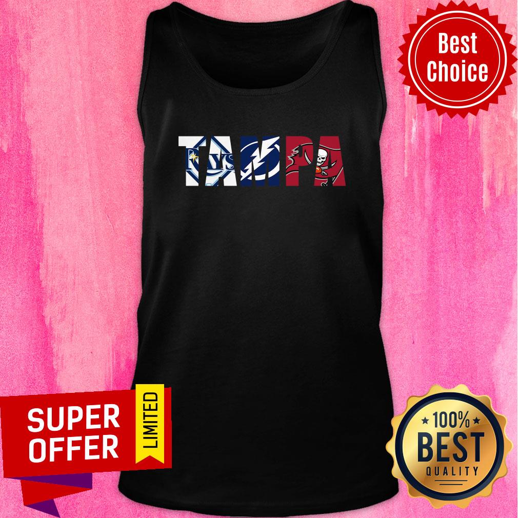 TAMPA Sports Team Tampa Bay Rays Tampa Bay Lightning Tampa Bay Buccaneers Shirt - Image 4