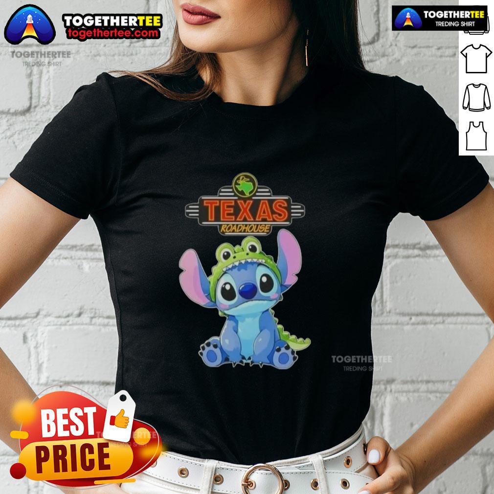Nice Stitch Cosplay Crocodile X Texas Roadhouse T-Shirt - Image 3