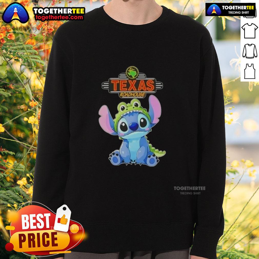 Nice Stitch Cosplay Crocodile X Texas Roadhouse T-Shirt - Image 5