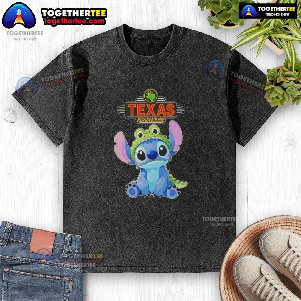 Nice Stitch Cosplay Crocodile X Texas Roadhouse T-Shirt - Image 6