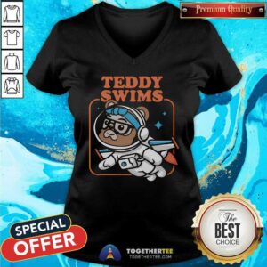 Alternative view of Teddy Swims Swimmy Astronaut T-shirt