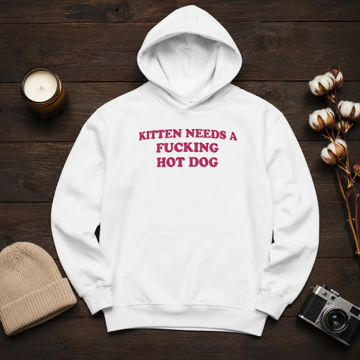 Awesome Needs A Fucking Hot Dog Kitten Shirt - Image 6