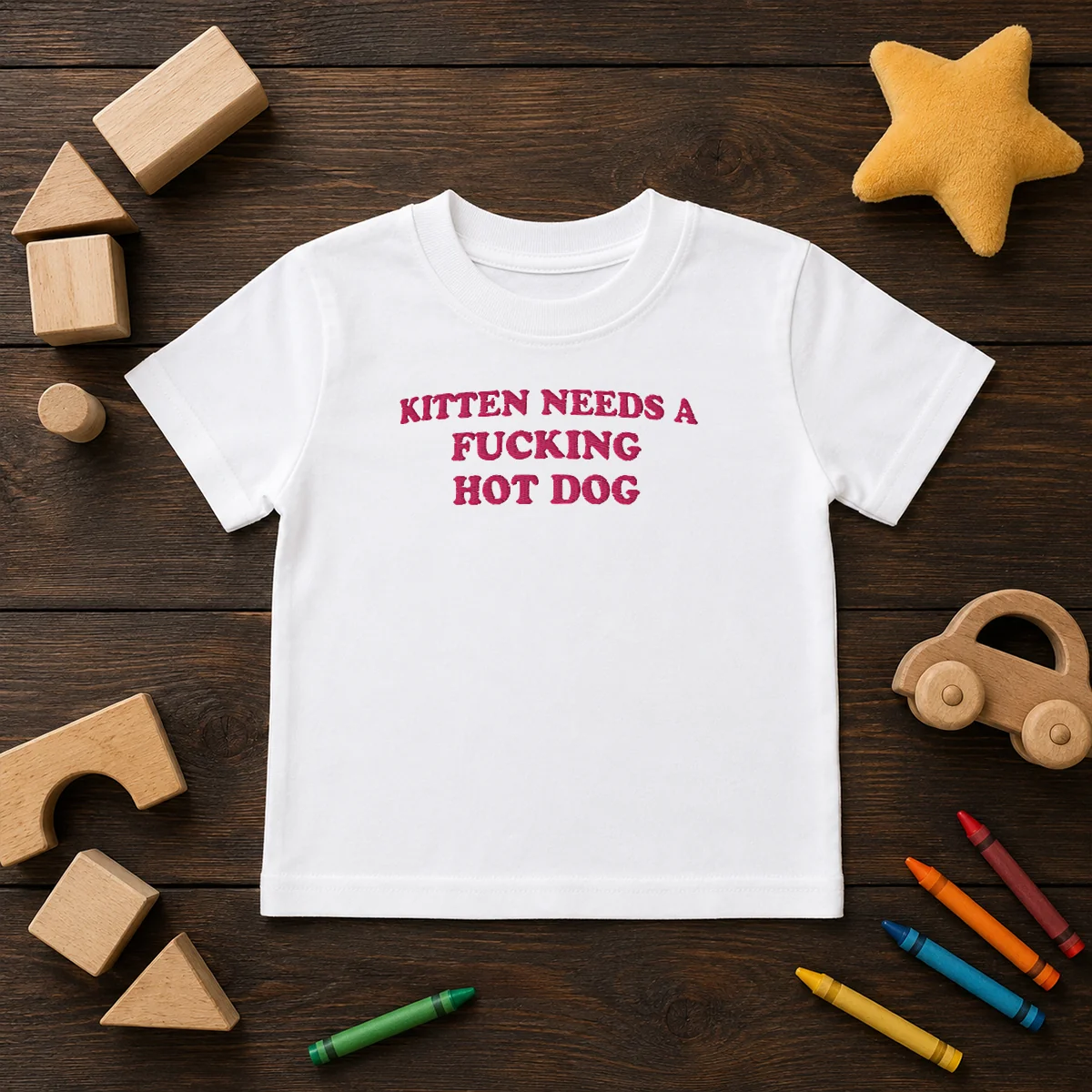 Awesome Needs A Fucking Hot Dog Kitten Shirt - Image 9
