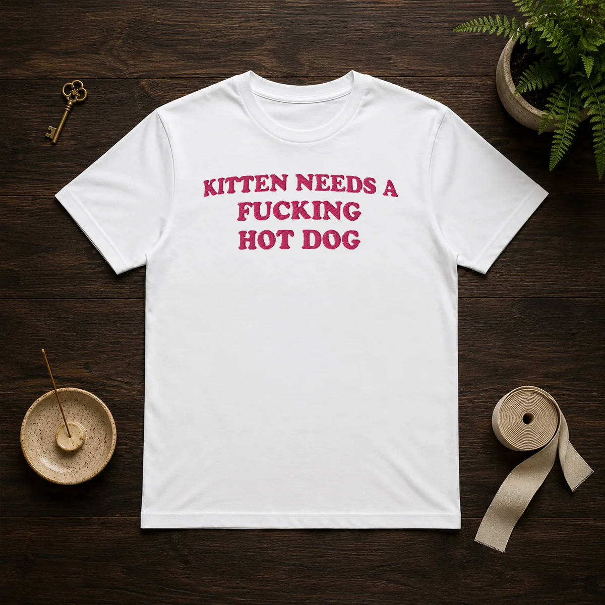 Awesome Needs A Fucking Hot Dog Kitten Shirt